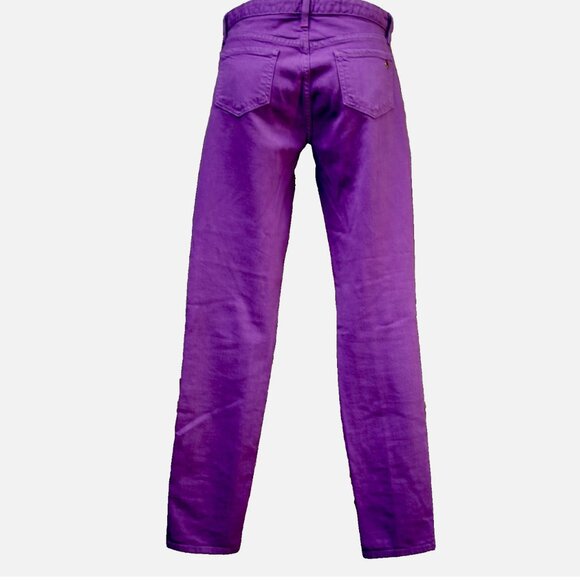 KATE SPADE New York Jeans 29 BROOME STREET PURPLE violet SKINNY Ankle denim pant - Picture 2 of 15